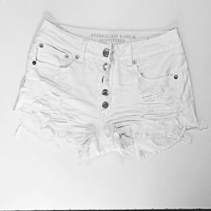 American Eagle Hi-rise Festival Denim Shorts